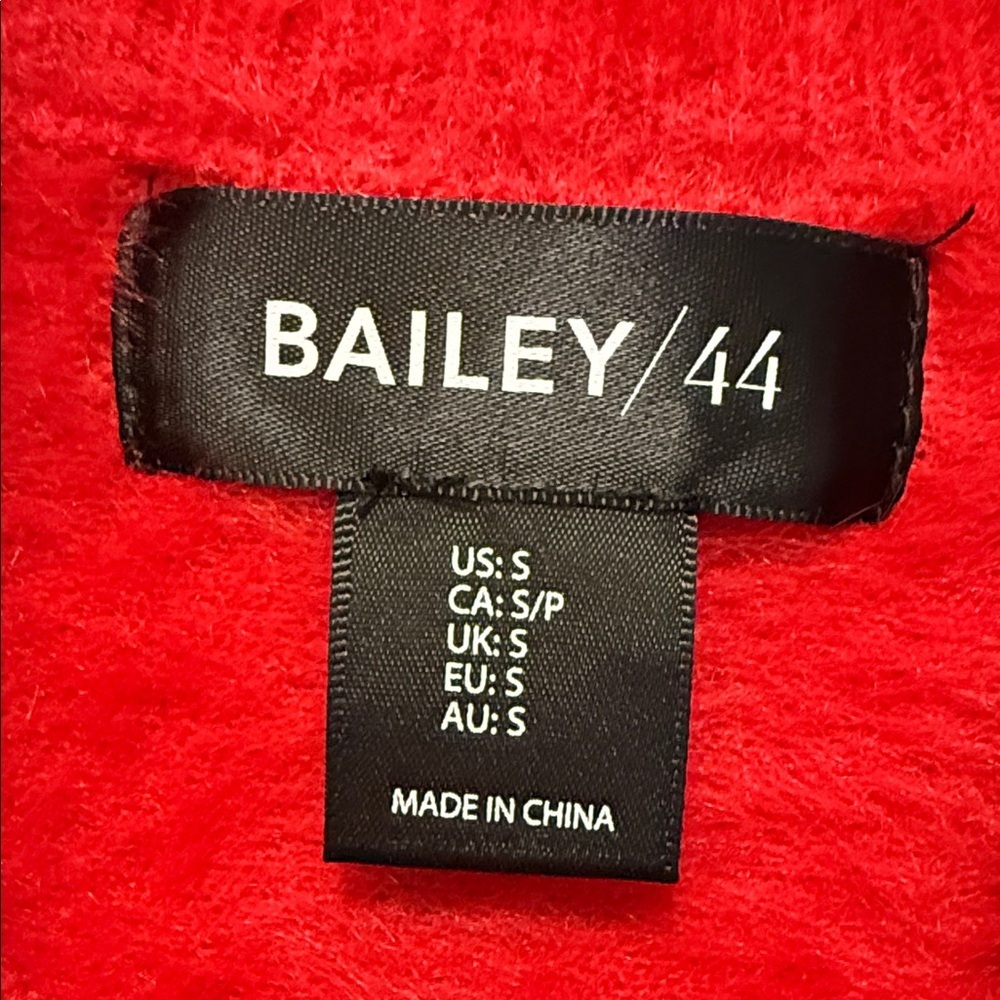 Bailey 44 Vibrant Red Turtleneck Sweater - Picture 4 of 10